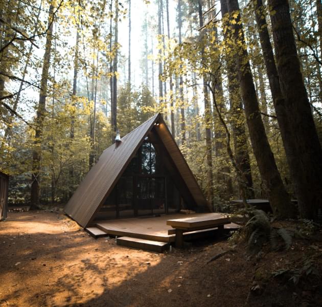 A-Frame cabin/tent